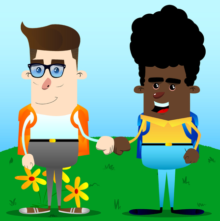 Pflegerin Taetowierte Cartoon Fisten