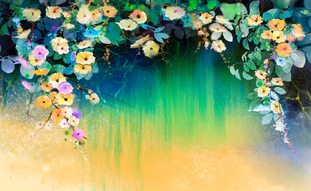 抽象的な花の水彩画 手描き 白 黄色と赤の青緑色の背景に柔らかい色の花 アイビー ツリー公園の花 春の花 季節の自然の背景 の写真素材 画像素材 Image 抽象的な花の水彩画 手描き 白 黄色と赤の青緑色の背景に柔らかい色の花 アイビー ツリー公園の花 春の花 季節の自然の背景 の写真素材 画像素材 Image
