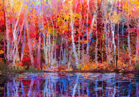 鳳鳴七宝、ほうめいしっぽう、もみじ絵画、紅葉絵画、秋絵画