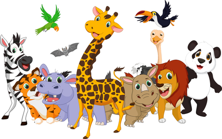 cartoon wild animal