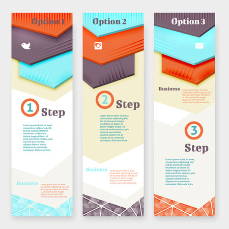vertical banners design
