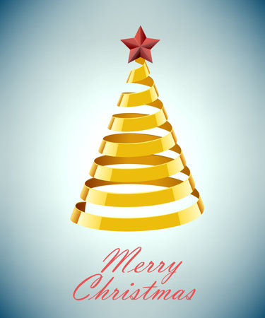 abstract gold ribbon christmas tree on grey blue background abstract gold new year tree on - Blue Grey Christmas Decorations abstract gold ribbon christmas tree on grey blue background abstract gold new year tree on - Blue Grey Christmas Decorations