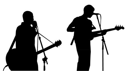 musicians silhouettes royalty free cliparts vectors and stock