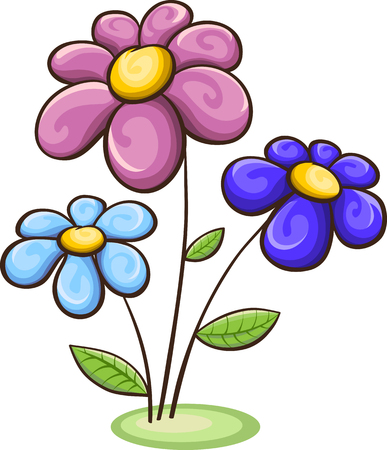 cartoon flowers stock photos royalty free cartoon flowers images