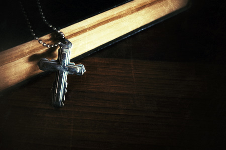 christianity religion symbol jesus cross and bible ロイヤリティー