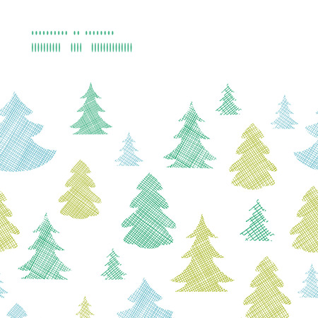green blue christmas trees silhouettes textile horizontalframe christmas tree silhouettes