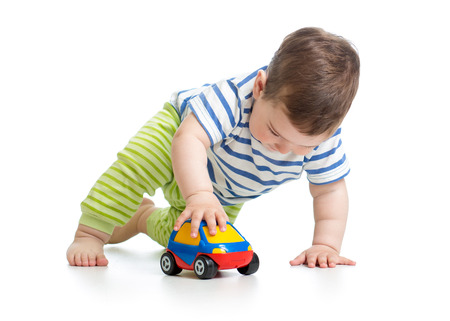 おもちゃの車で遊んで面白い子子供 の写真素材 画像素材 Image