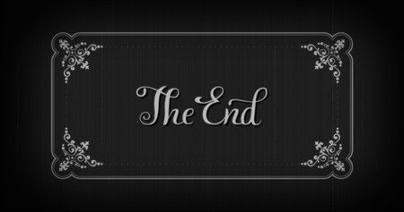 最後タイポグラフィ古い映画アニメーション タイトル画面 の写真素材 画像素材 Image 最後タイポグラフィ古い映画アニメーション タイトル画面 の写真素材 画像素材 Image