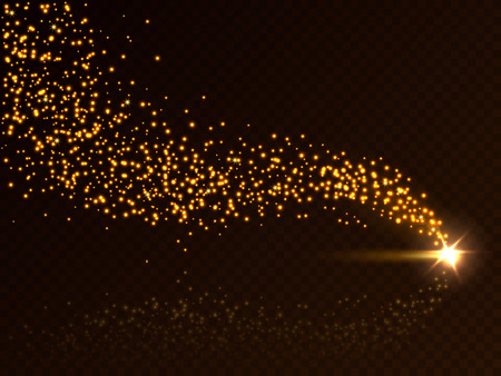 落ちる星の道ベクトル落下星 隕石や小惑星のイラスト のイラスト素材 ベクタ Image