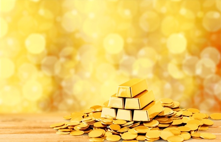 Gold coin: Gold.