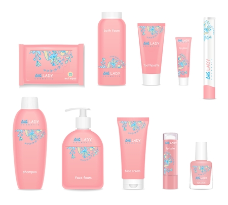 ピンク子供化粧品チューブのセット 可愛い女の子をデザインします 小さなレディ コレクション ベクトル図 のイラスト素材 ベクタ Image ピンク子供化粧品チューブのセット 可愛い女の子をデザインします 小さなレディ コレクション ベクトル図 のイラスト素材 ベクタ Image