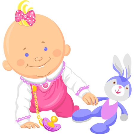 93 784 Dessin Bebe Fille Imagenes Y Fotos 123rf