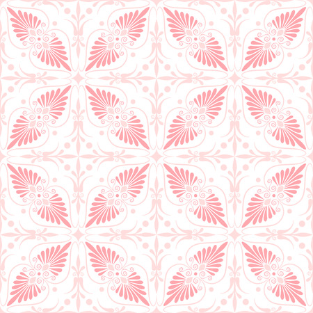 セット シームレスなかわいいピンクと青のギリシャの花柄 無限テクスチャ壁紙やスクラップ予約 のイラスト素材 ベクタ Image セット シームレスなかわいいピンクと青のギリシャの花柄 無限テクスチャ壁紙やスクラップ予約 のイラスト素材 ベクタ Image