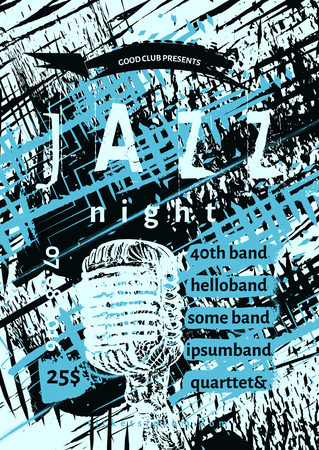 ロック モンスターのドラマー ドラムを演奏します キャラクター デザイン タイポグラフィのロック デザイン ベクター イラストのイラスト素材 ベクタ Image