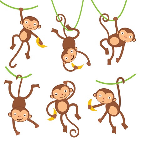 cartoon monkey stock photos