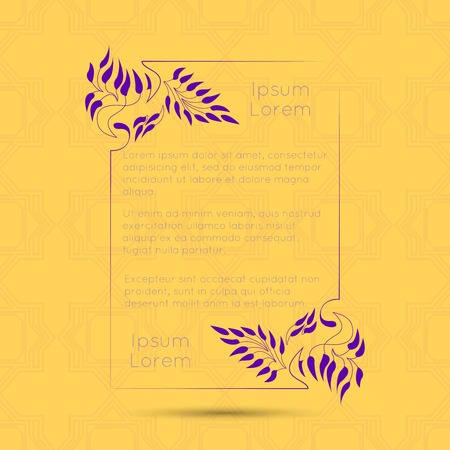 menu writing template