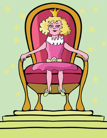 王座に座るロイヤル人として自分自身をイメージングによる自信の図 のイラスト素材 ベクタ Image 王座に座るロイヤル人として自分自身をイメージングによる自信の図 のイラスト素材 ベクタ Image