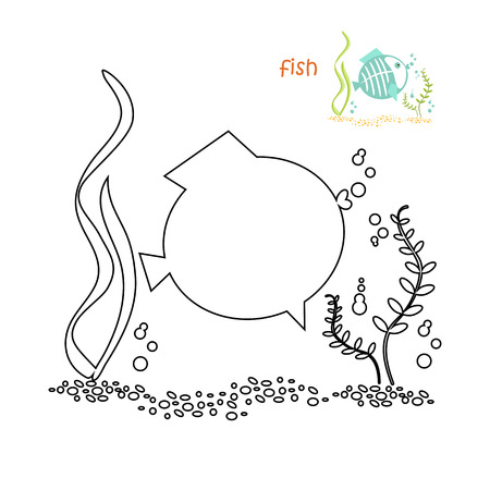 子供のための塗り絵 魚のイラストが入ったカラーリングページ のイラスト素材 ベクタ Image 子供のための塗り絵 魚のイラストが入ったカラーリングページ のイラスト素材 ベクタ Image