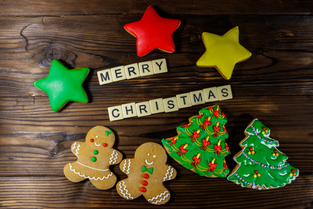 Biscuits De Noël En Pain D'épice | Vecteur Premium