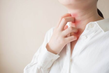 collared shirt irritation