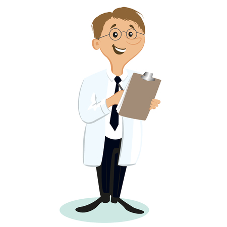 Cartoon doctor Illustration