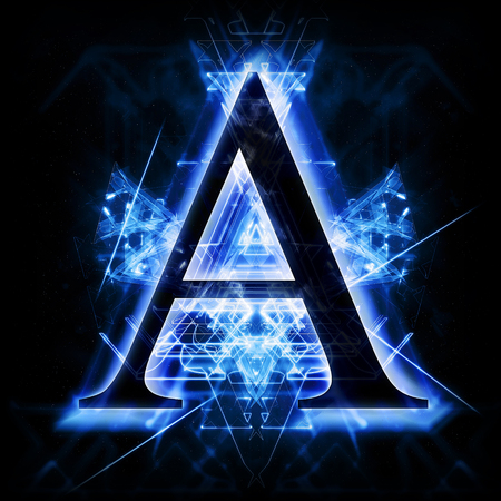 Blue Abstract Letter A Stock Picture And Royalty Free Image Blue Abstract Letter A Stock Picture And Royalty Free Image