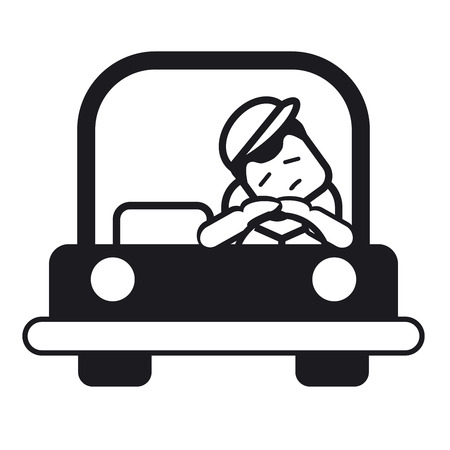 疲れて眠そうな若い男は 車を運転します 陽気な若い男が運転のベクター イラストです 黒と白のイラスト のイラスト素材 ベクタ Image 疲れて眠そうな若い男は 車を運転します 陽気な若い男が運転のベクター イラストです 黒と白のイラスト のイラスト素材 ベクタ Image