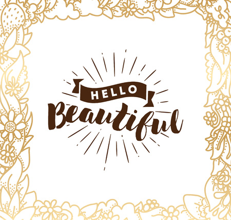 Bonjour Samedi Citation Inspiree Clip Art Libres De Droits Vecteurs Et Illustration Image