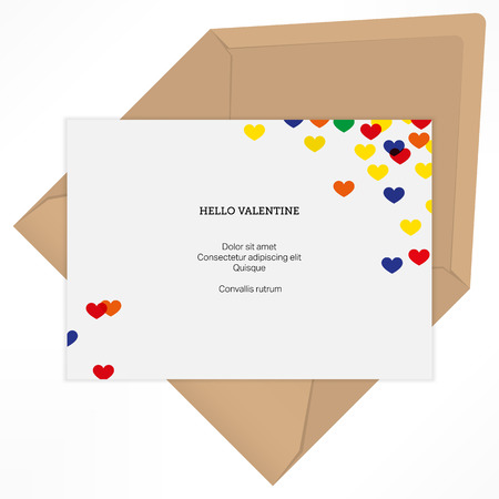 vintage love letter background design template for valentines love letter background template