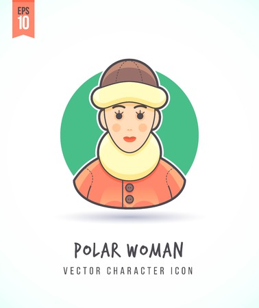 暖かい服イラスト人々 のライフ スタイルや職業カラフルでスタイリッシュなフラット ベクトル文字アイコンの冬観光男 のイラスト素材 ベクタ Image