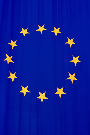 European Union Blue Flag With Yellow Stars Stock Photo Picture And Royalty Free Image Image 1526074