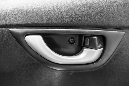 Car Door Handle Closeup , Car Door Inside With Door Handle. Stock ... Car Door Handle Closeup , Car Door Inside With Door Handle. Stock ...