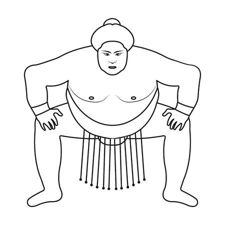 図面デブ男レスラー のイラスト素材 ベクタ Image 図面デブ男レスラー のイラスト素材 ベクタ Image