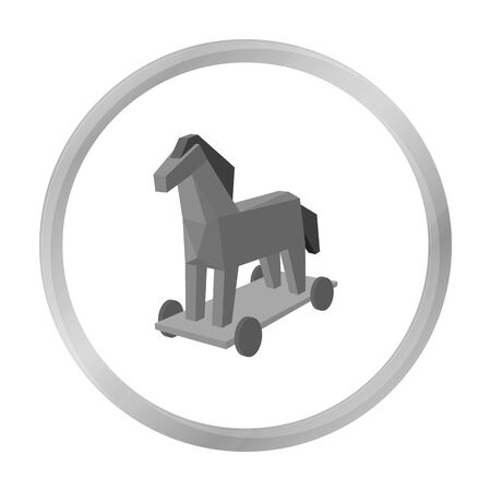 ブラック スタイルの白い背景で隔離のトロイの木馬のアイコン ハッカーやハッキングのシンボル株式ベクトル イラスト のイラスト素材 ベクタ Image ブラック スタイルの白い背景で隔離のトロイの木馬のアイコン ハッカーやハッキングのシンボル株式ベクトル イラスト のイラスト素材 ベクタ Image