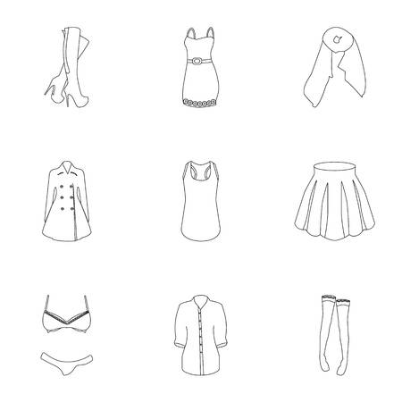 婦人服の種類の写真画像 アウターや女性と女の子のための下着 黒スタイル ベクトル シンボル ストック イラストをセットのコレクションの女性服アイコン のイラスト素材 ベクタ Image 婦人服の種類の写真画像 アウターや女性と女の子のための下着 黒スタイル ベクトル シンボル ストック イラストをセットのコレクションの女性服アイコン のイラスト素材 ベクタ Image