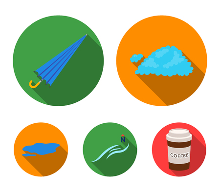 雲 傘 北風 地面の水たまり フラット スタイル ベクター シンボル ストックイラスト Web の天気予報セット コレクション アイコン のイラスト素材 ベクタ Image 雲 傘 北風 地面の水たまり フラット スタイル ベクター シンボル ストックイラスト Web の天気予報セット コレクション アイコン のイラスト素材 ベクタ Image