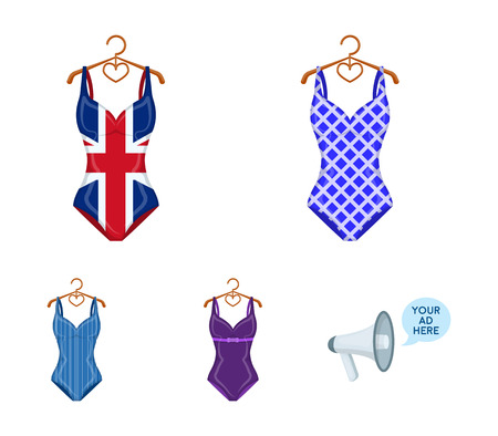 水着の種類 水着は 漫画スタイルのベクトル シンボル ストック イラストでコレクションのアイコンを設定します のイラスト素材 ベクタ Image 水着の種類 水着は 漫画スタイルのベクトル シンボル ストック イラストでコレクションのアイコンを設定します のイラスト素材 ベクタ Image