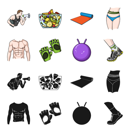 男性の胴体 体操手袋 ジャンプボール スニーカー Fitnesは漫画 アウトラインスタイルベクトルシンボルの株式イラストウェブでコレクションアイコンを設定します のイラスト素材 ベクタ Image 男性の胴体 体操手袋 ジャンプボール スニーカー Fitnesは漫画 アウトラインスタイルベクトルシンボルの株式イラストウェブでコレクションアイコンを設定します のイラスト素材 ベクタ Image