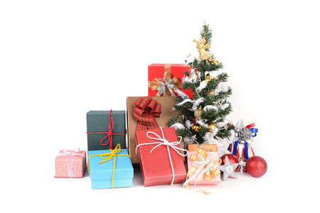 decorated christmas tree by many colourful gift boxes for a happy celebration stock photo - Decorative Christmas Boxes decorated christmas tree by many colourful gift boxes for a happy celebration stock photo - Decorative Christmas Boxes