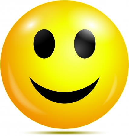 Happy smiley Stock Photo