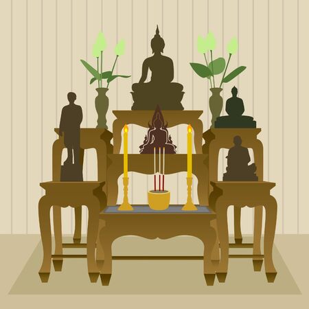 Thai Buddhist Altar Table Set Royalty Free Cliparts, Vectors, And ... Thai Buddhist Altar Table Set Royalty Free Cliparts, Vectors, And ...