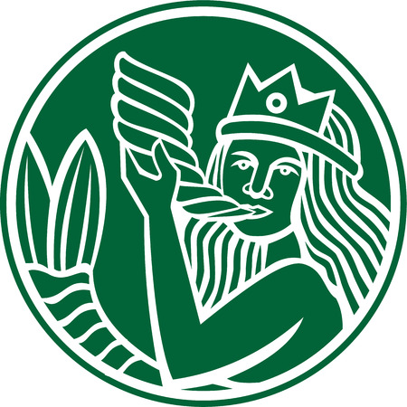 分離バック グラウンドでレトロなスタイルで行われるサークル内シェル ホルンを吹いている王冠を身に着けている人魚のイラスト のイラスト素材 ベクタ Image 分離バック グラウンドでレトロなスタイルで行われるサークル内シェル ホルンを吹いている王冠を身に着けている人魚のイラスト のイラスト素材 ベクタ Image