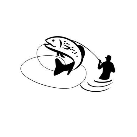 1 647 ジャンピングトラウト のイラスト素材 ベクター 123rf