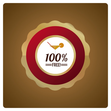 Free objects or products illustration over golden color background Stock Photo
