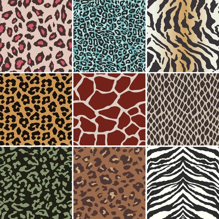 Seamless animal skin swatch