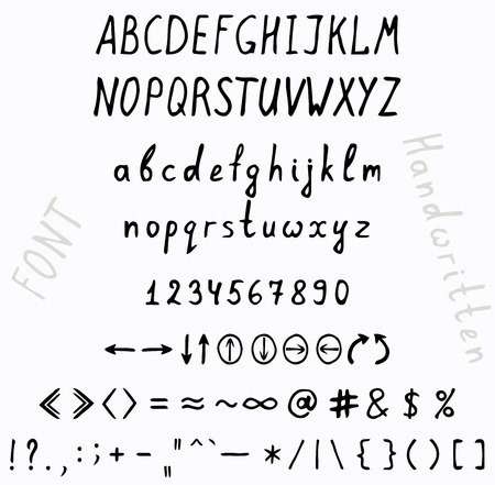 simple script font