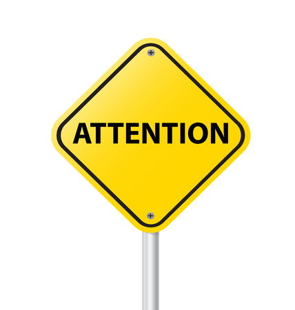 attention sign template