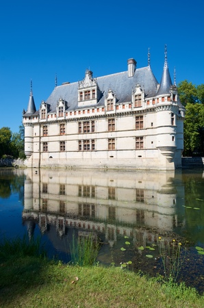Schloss Von Azay Le Rideau, Loiretal, Frankreich. Erbaut Im 16 ... Schloss Von Azay Le Rideau, Loiretal, Frankreich. Erbaut Im 16 ...