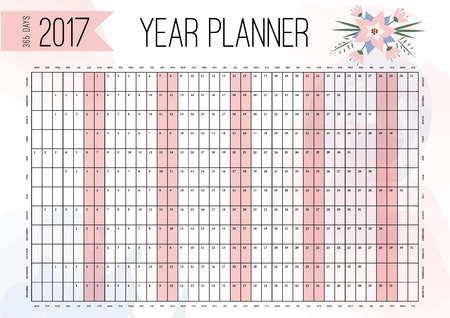 free year planner