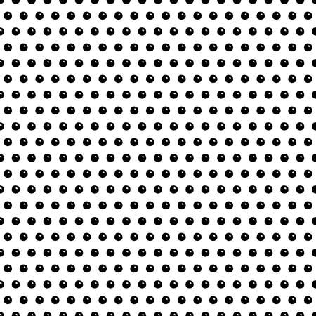 手描きのドットで抽象的な水玉柄 かわいいベクトル黒と白の水玉柄 生地のためのシームレスな白黒水玉柄の壁紙 包装紙 カード Web の背景 の写真素材 画像素材 Image